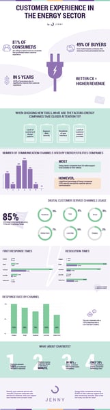 Customer Experience in the Energy Sector Infographic Standard 600w