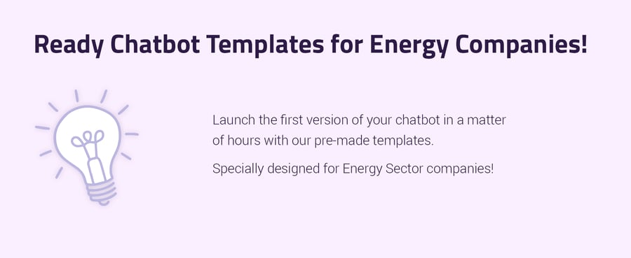chatbot templates for energy brands getjenny