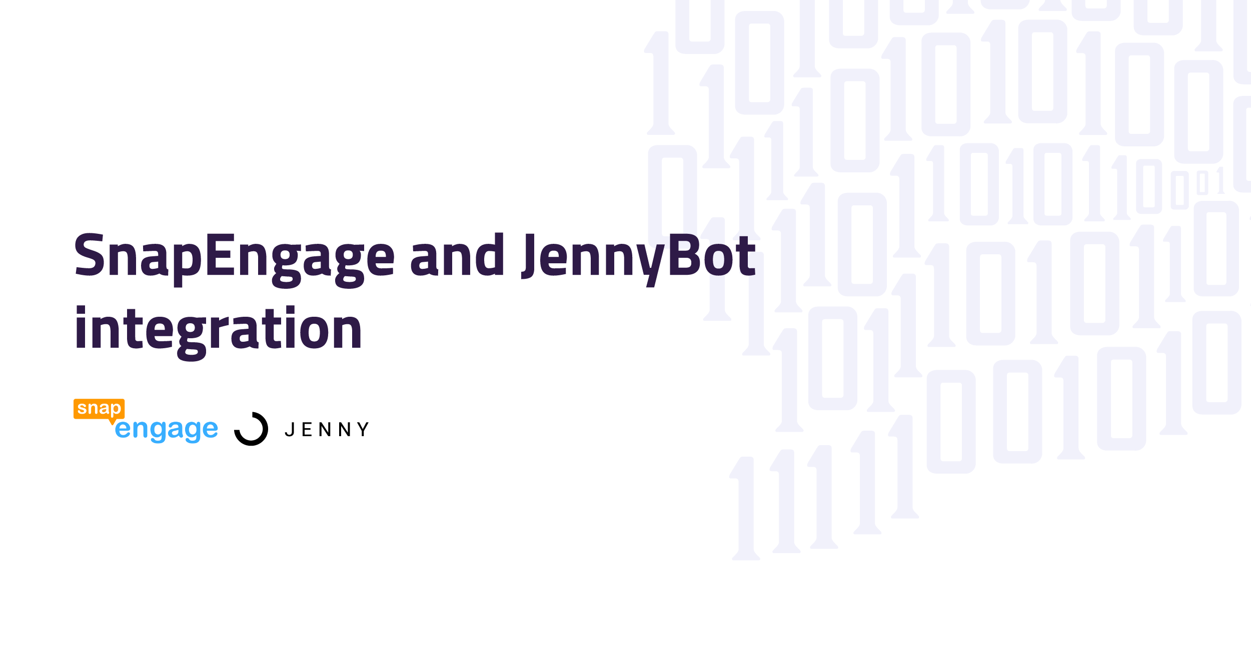 SnapEngage and JennyBot Chatbot Integration | GetJenny